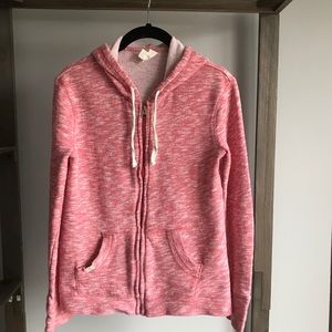 Feed Red Cozy Full Zip Up Sweatshirt